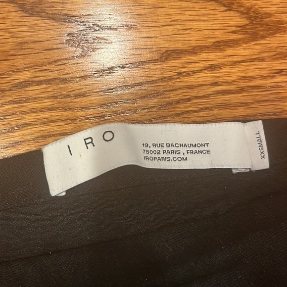 IRO Woman’s Black One Shoulder Tie Dress Size XXS - Picture 3 of 5